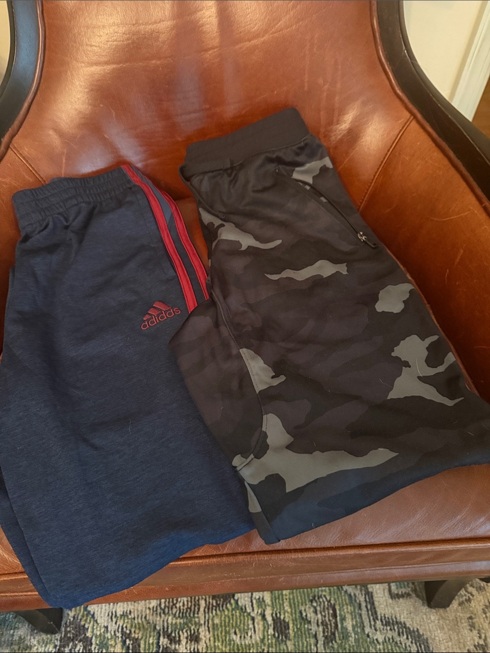 Pair of Boys Joggers - Adidas & Under Armour -
Size Large - EUC